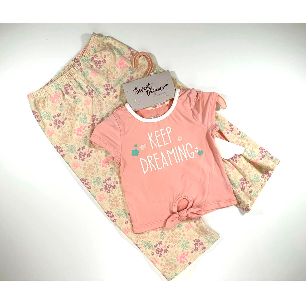 Sweet Dreams by Young Hearts - Pajama Set, Girl's, Size 5, Pink